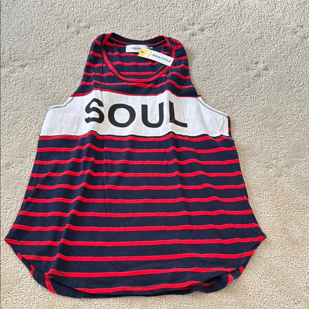 SoulCycle Striped Tank Top